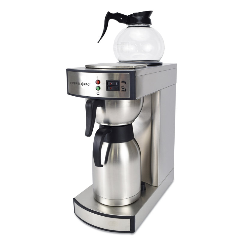 CoffeePro 10Cup Dual Brew Commercial Thermal Decanter Coffee Maker